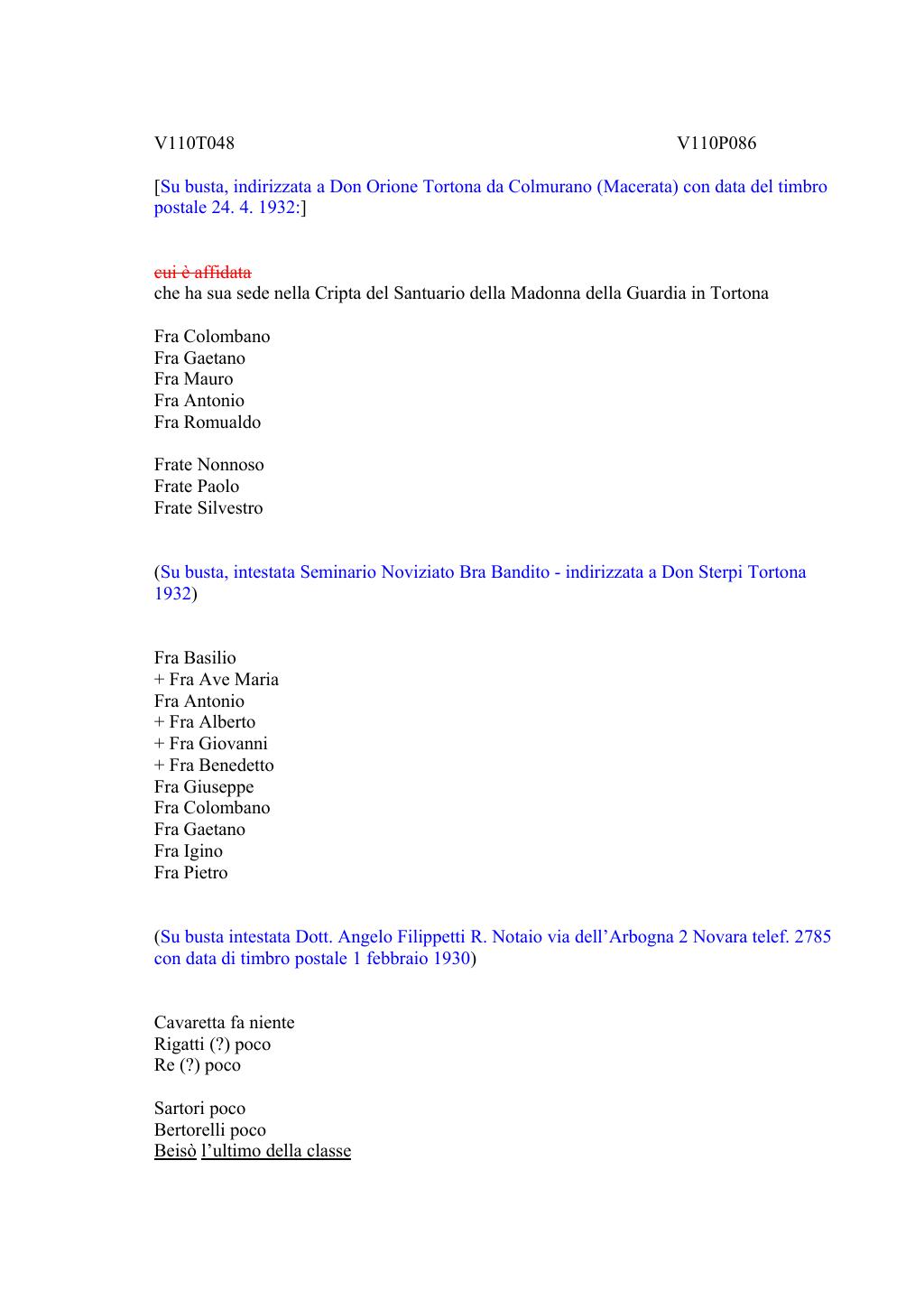 Scritti. Volume 110, pagina 097
