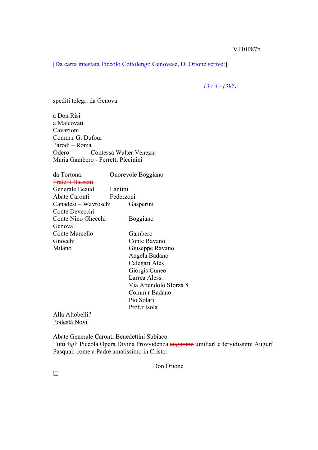 Scritti. Volume 110, pagina 100