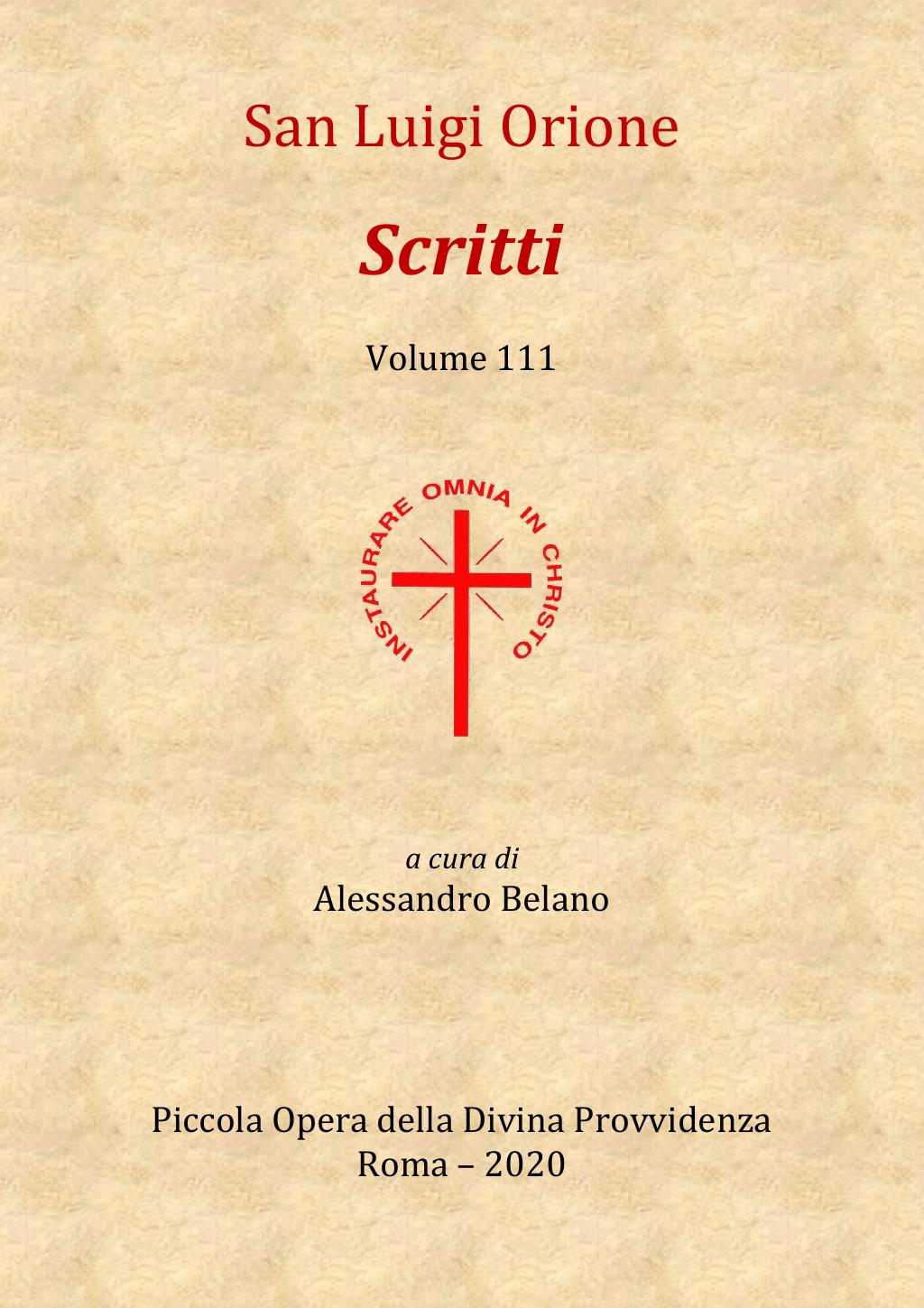 Scritti. Volume 111, pagina 001