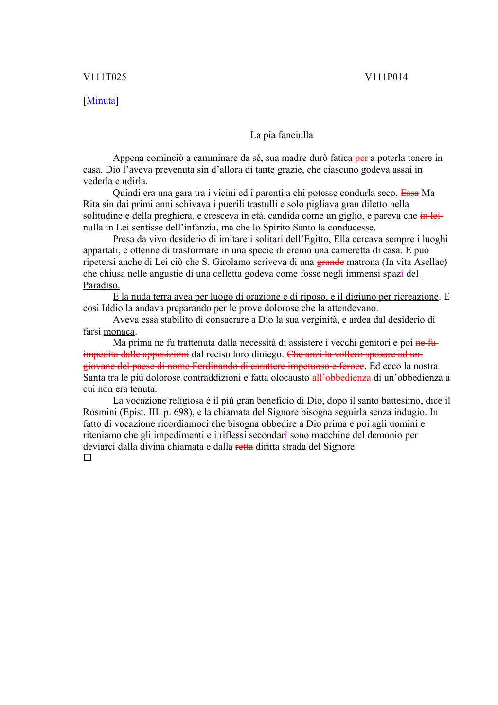 Scritti. Volume 111, pagina 026