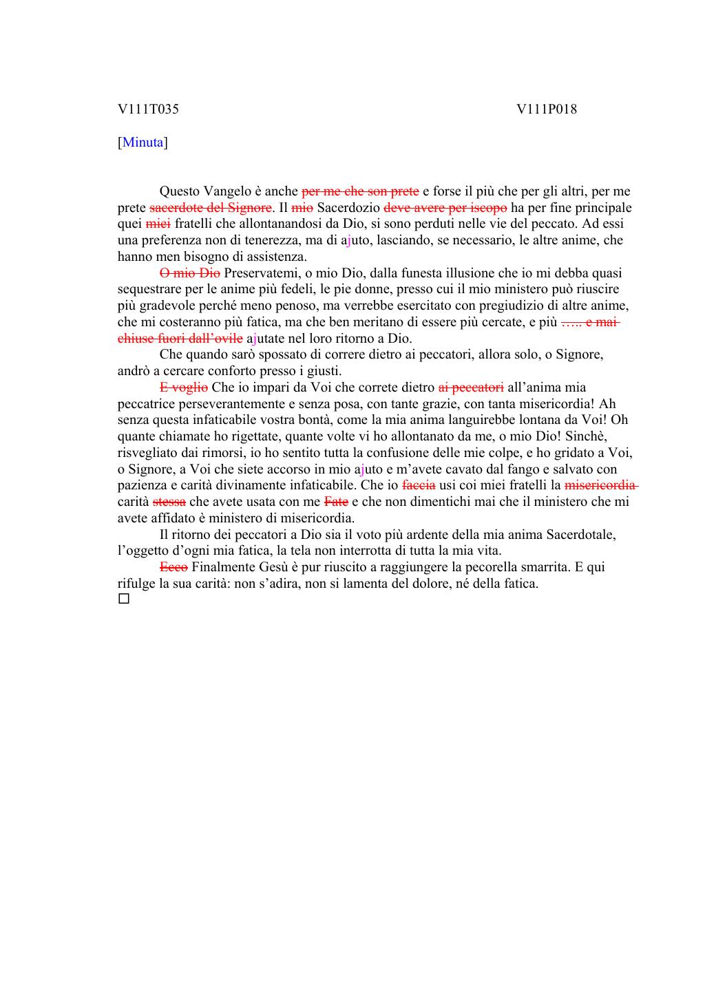 Scritti. Volume 111, pagina 036