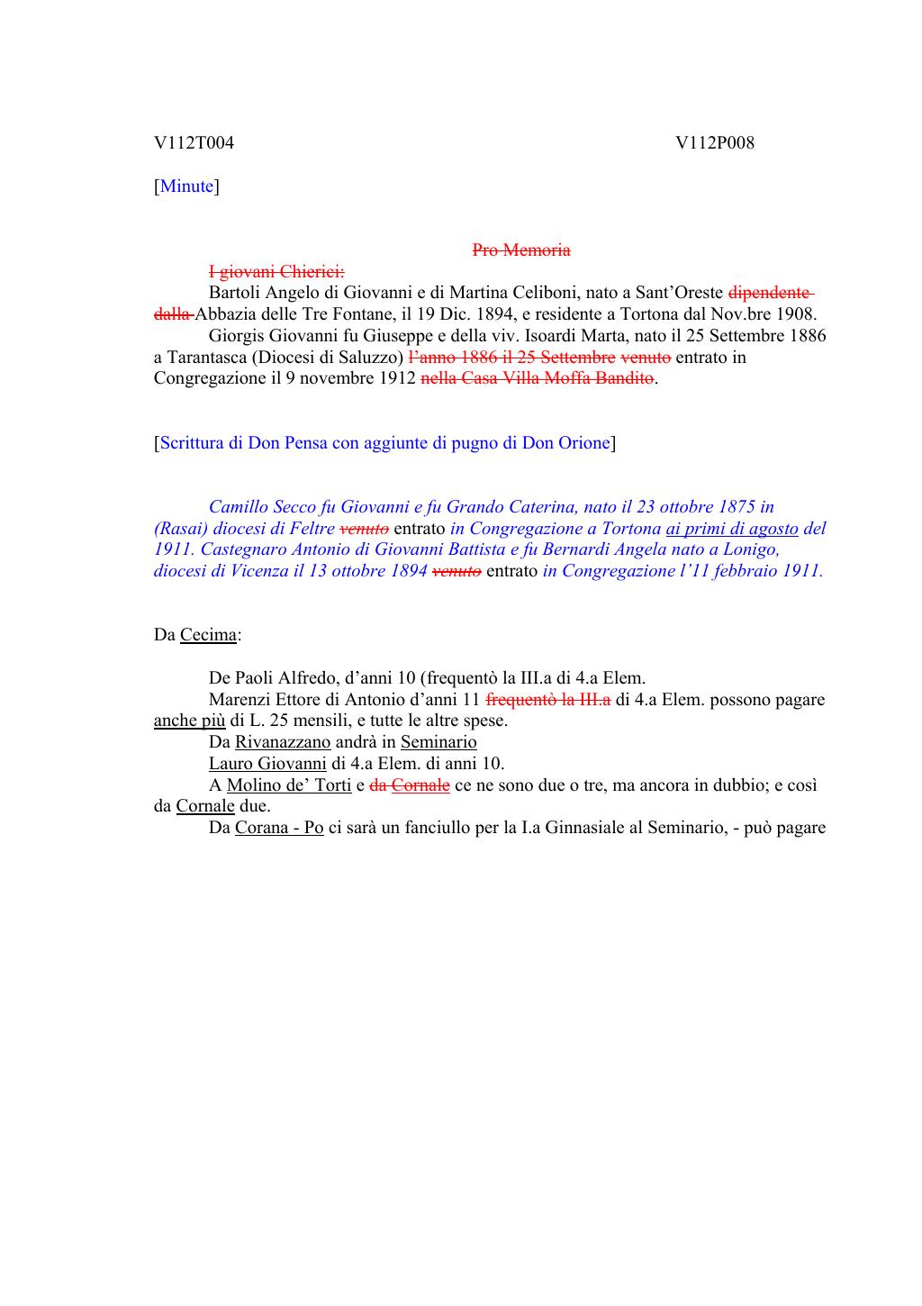 Scritti. Volume 112, pagina 009