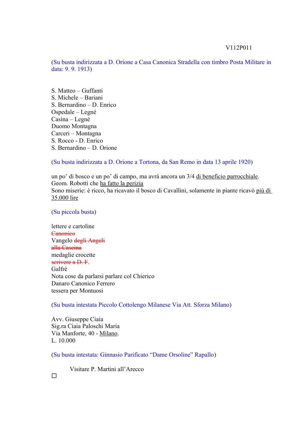 Scritti. Volume 112, pagina 012