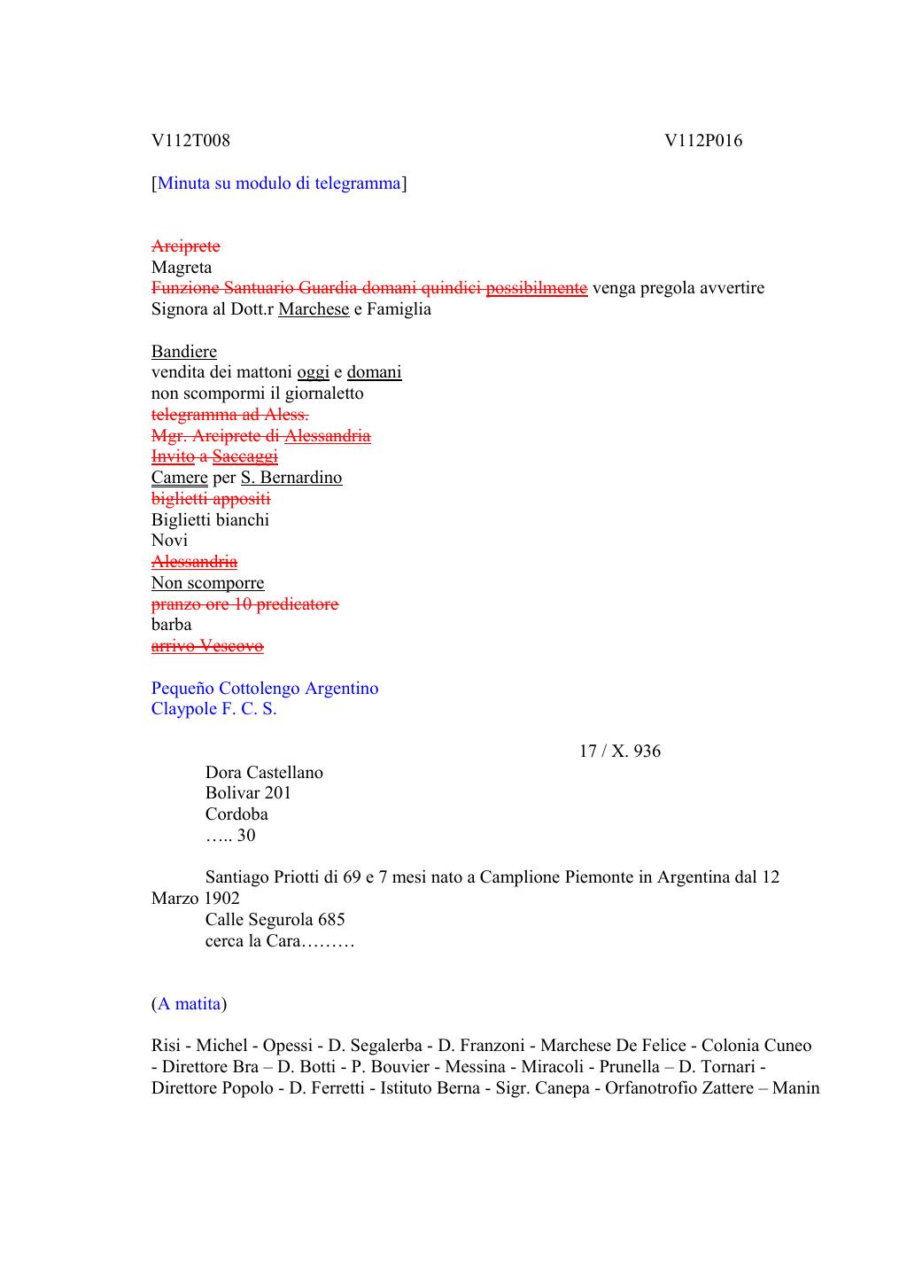 Scritti. Volume 112, pagina 018