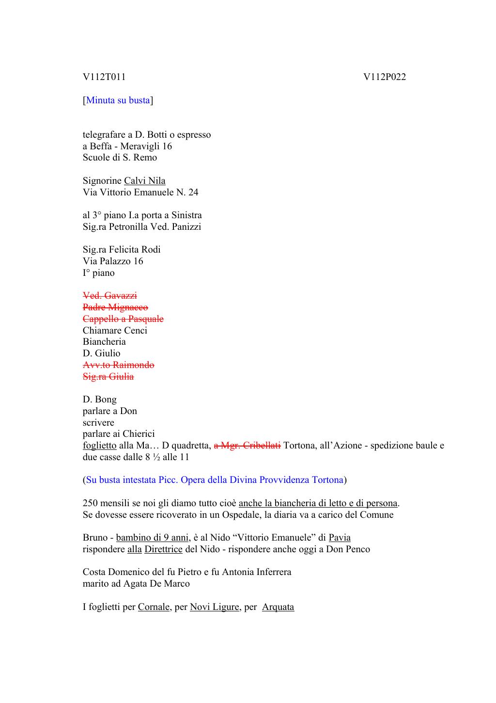 Scritti. Volume 112, pagina 024
