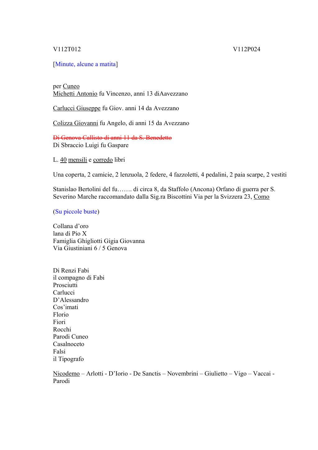 Scritti. Volume 112, pagina 026