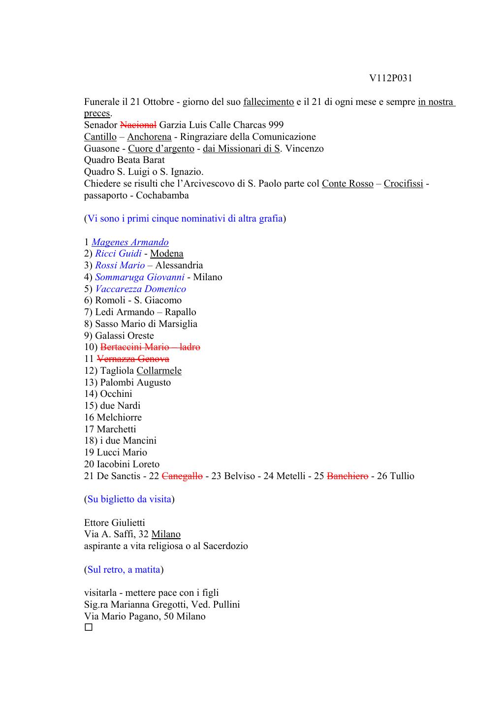 Scritti. Volume 112, pagina 035