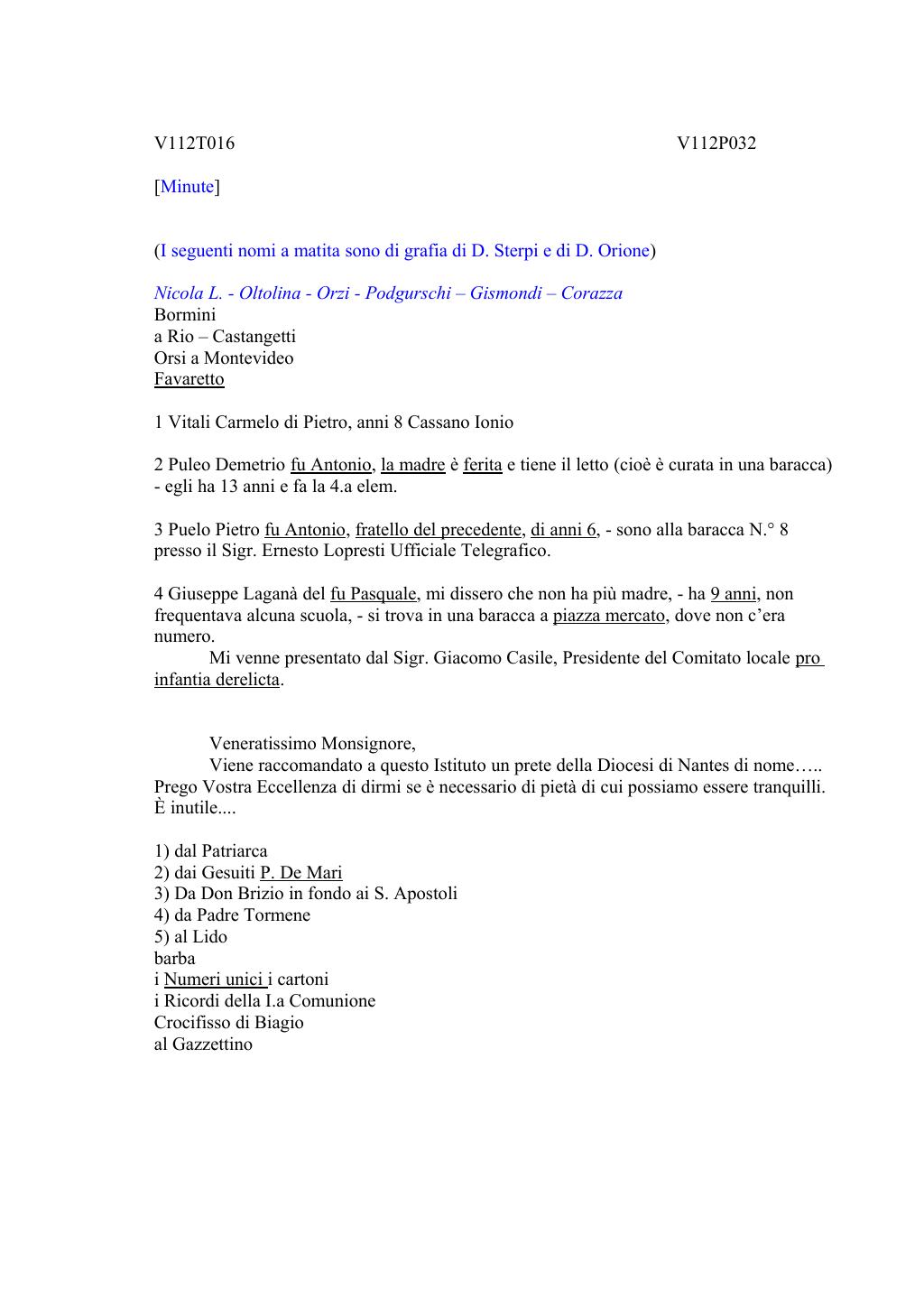 Scritti. Volume 112, pagina 036