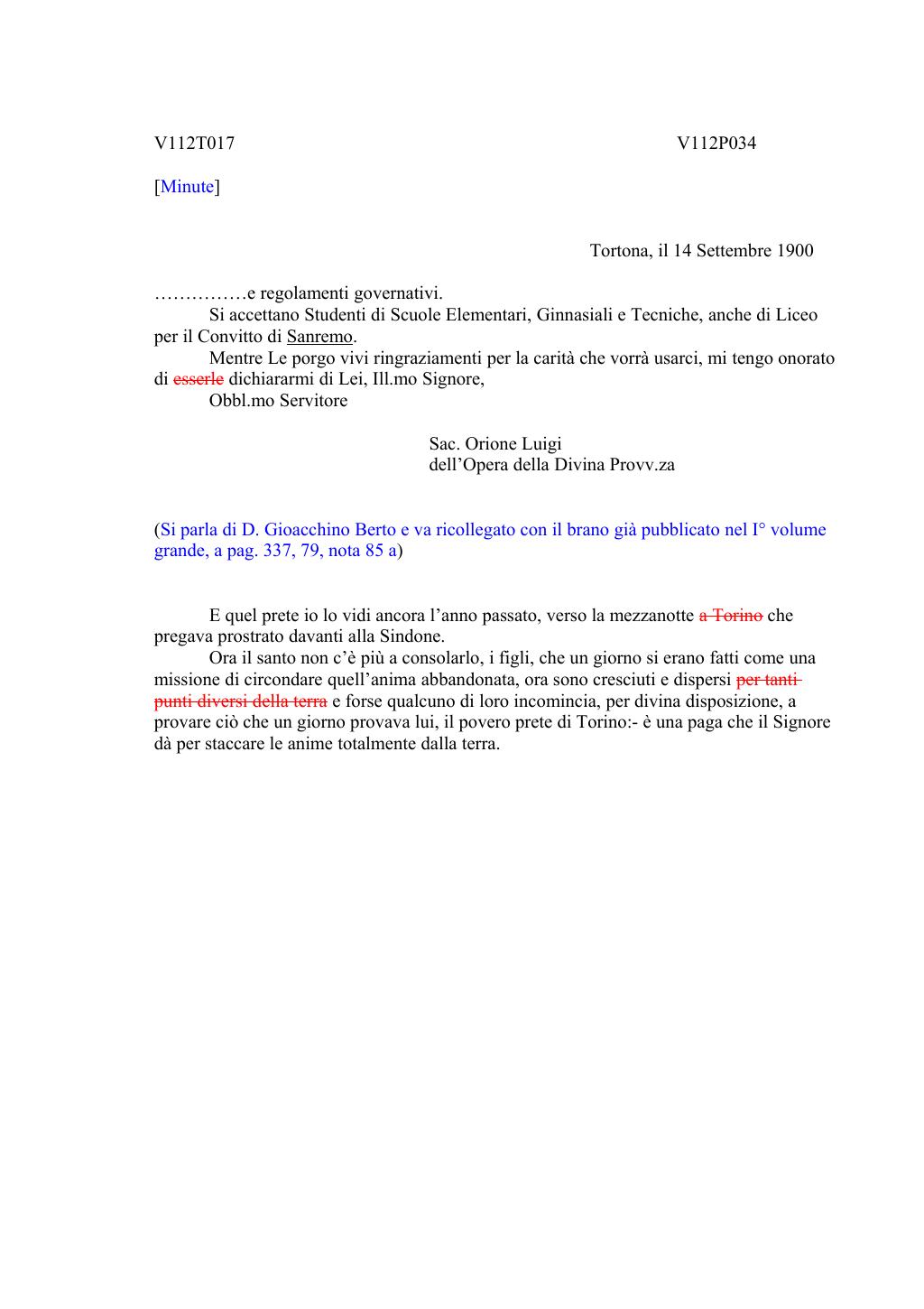 Scritti. Volume 112, pagina 038