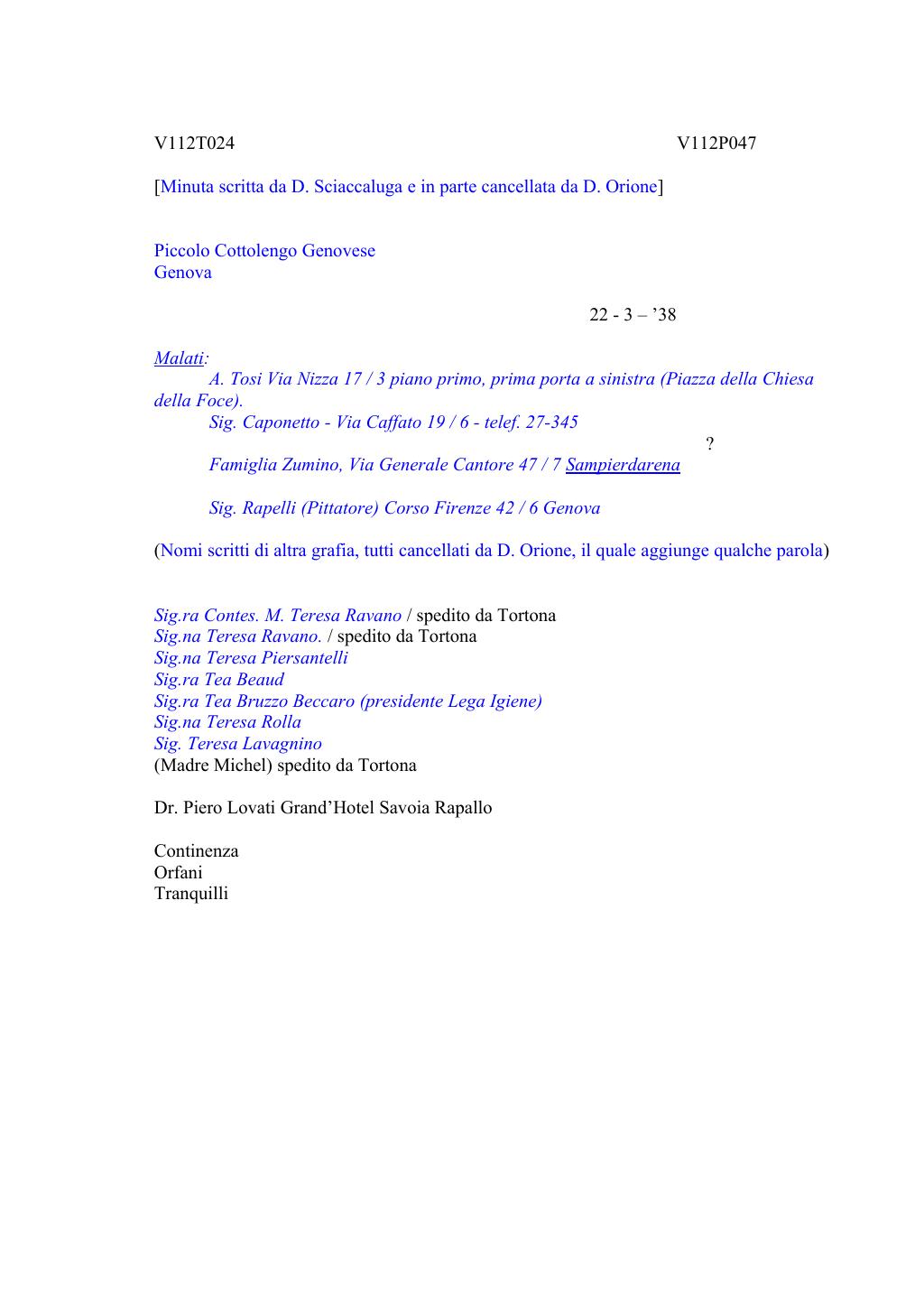 Scritti. Volume 112, pagina 051