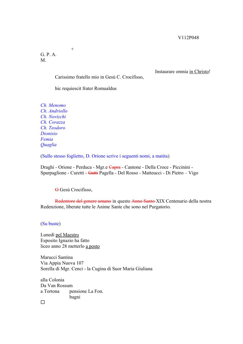 Scritti. Volume 112, pagina 052