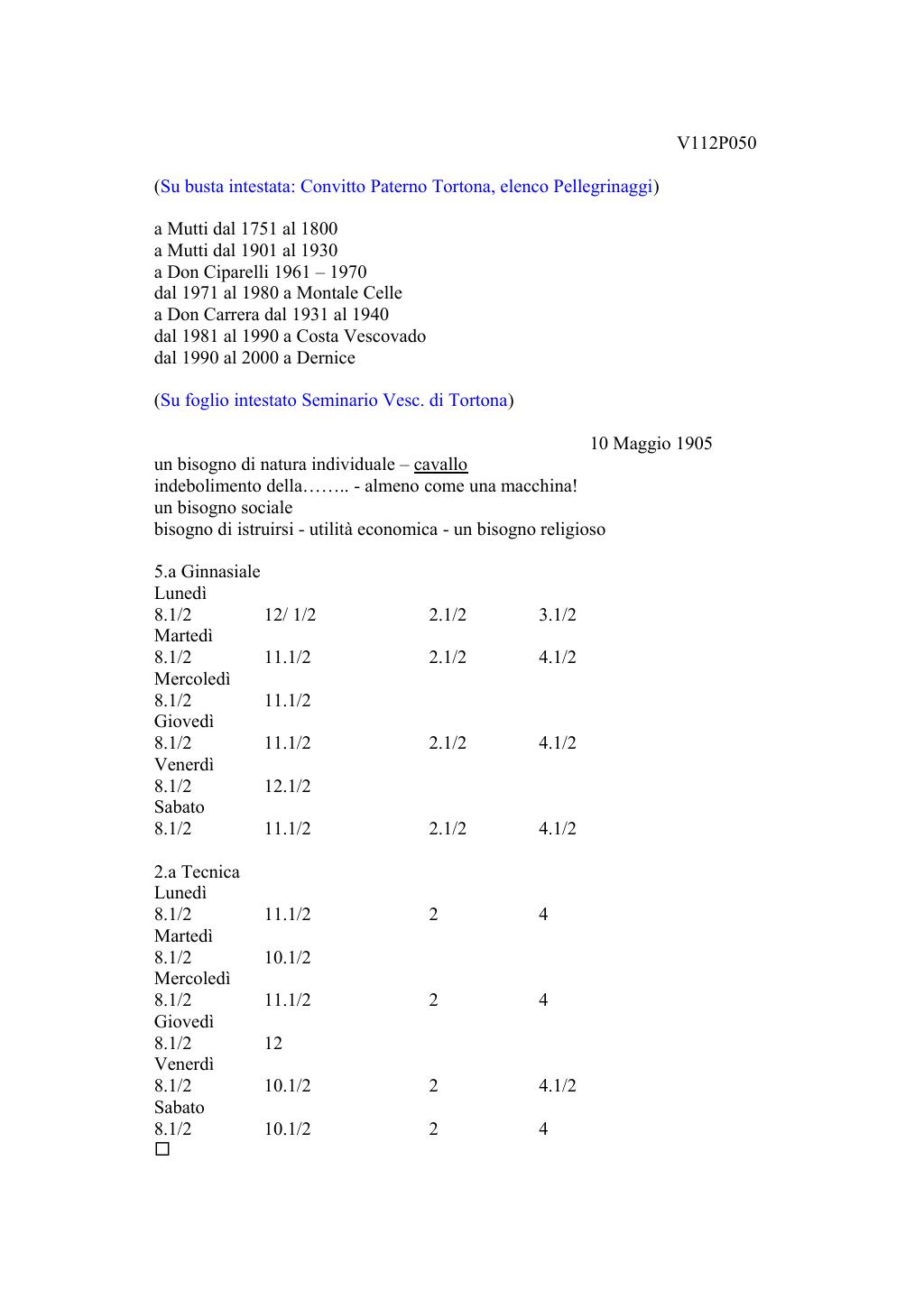 Scritti. Volume 112, pagina 054