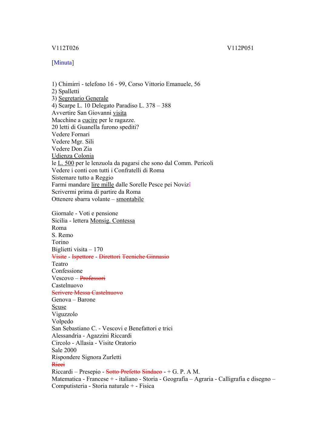 Scritti. Volume 112, pagina 055