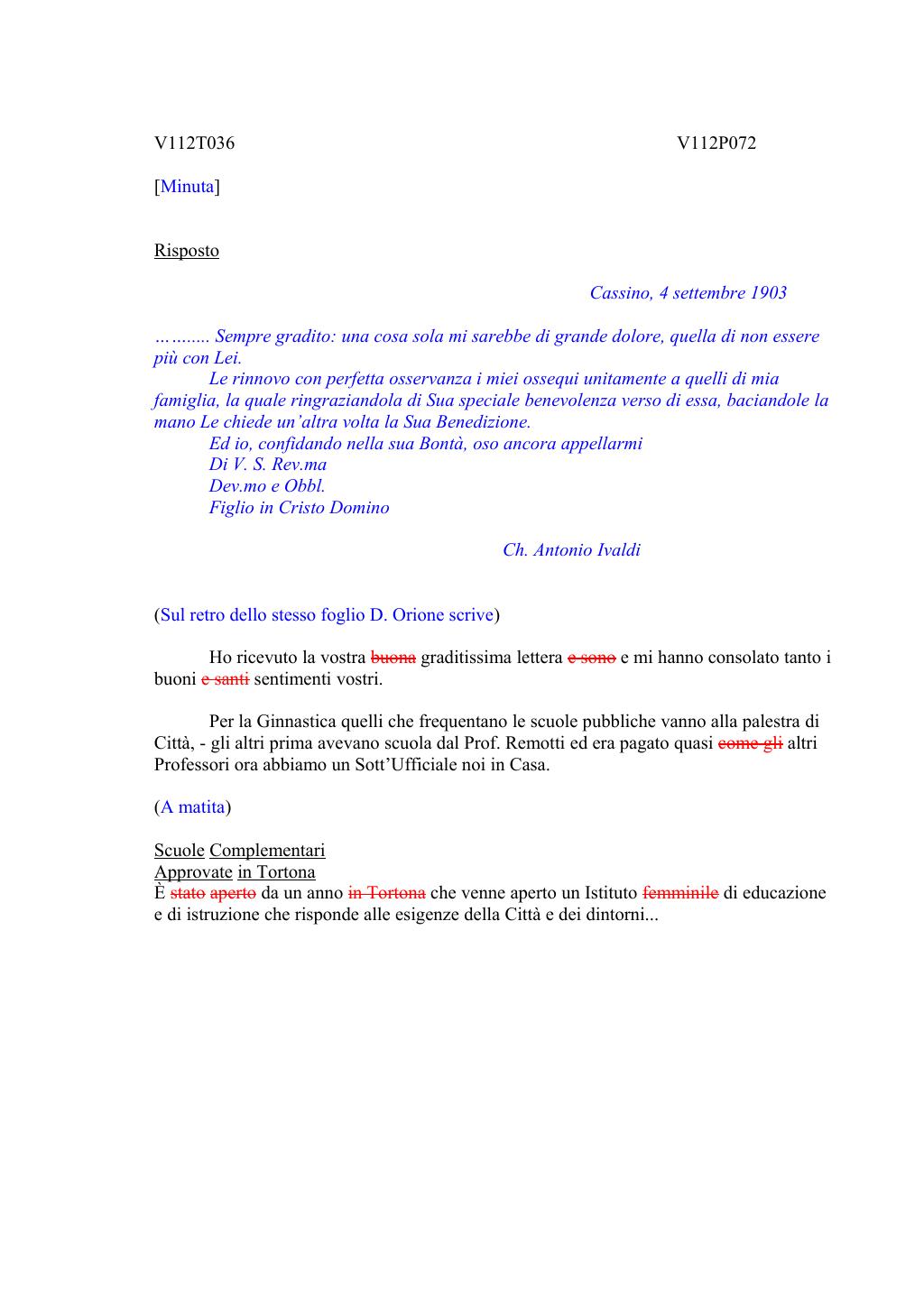 Scritti. Volume 112, pagina 076