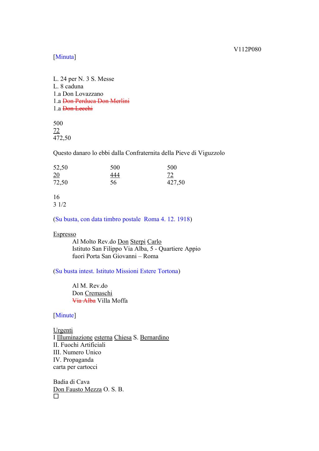 Scritti. Volume 112, pagina 084