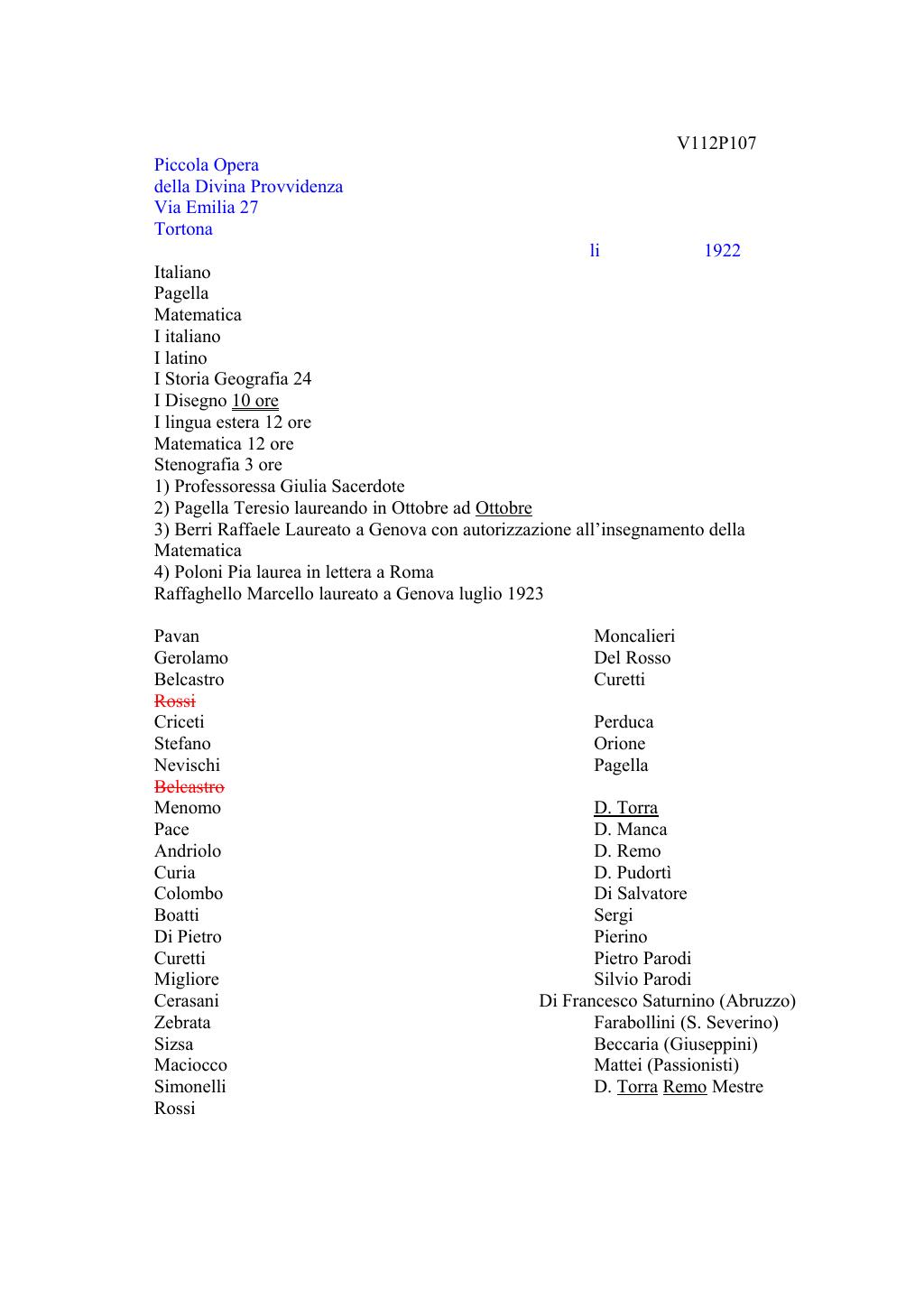 Scritti. Volume 112, pagina 115