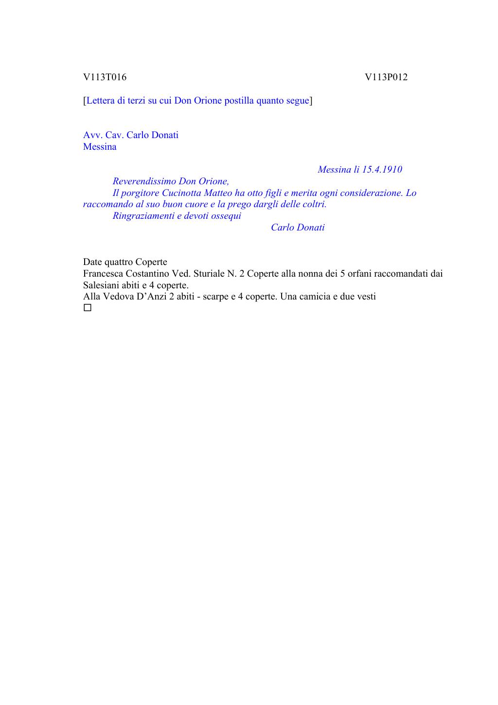 Scritti. Volume 113, pagina 019