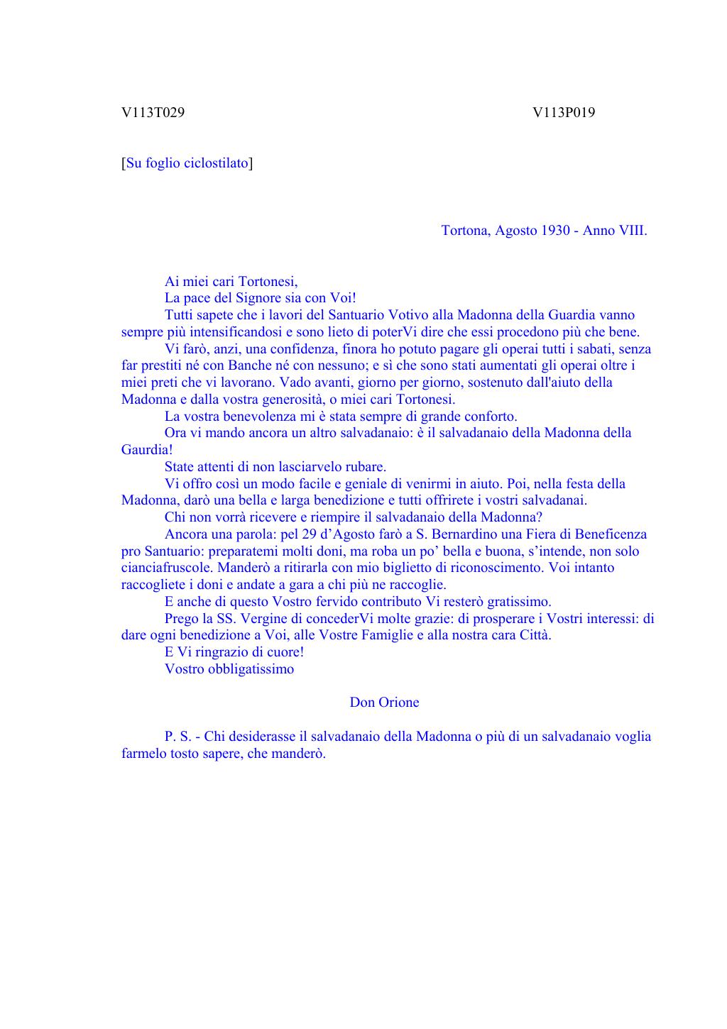 Scritti. Volume 113, pagina 032