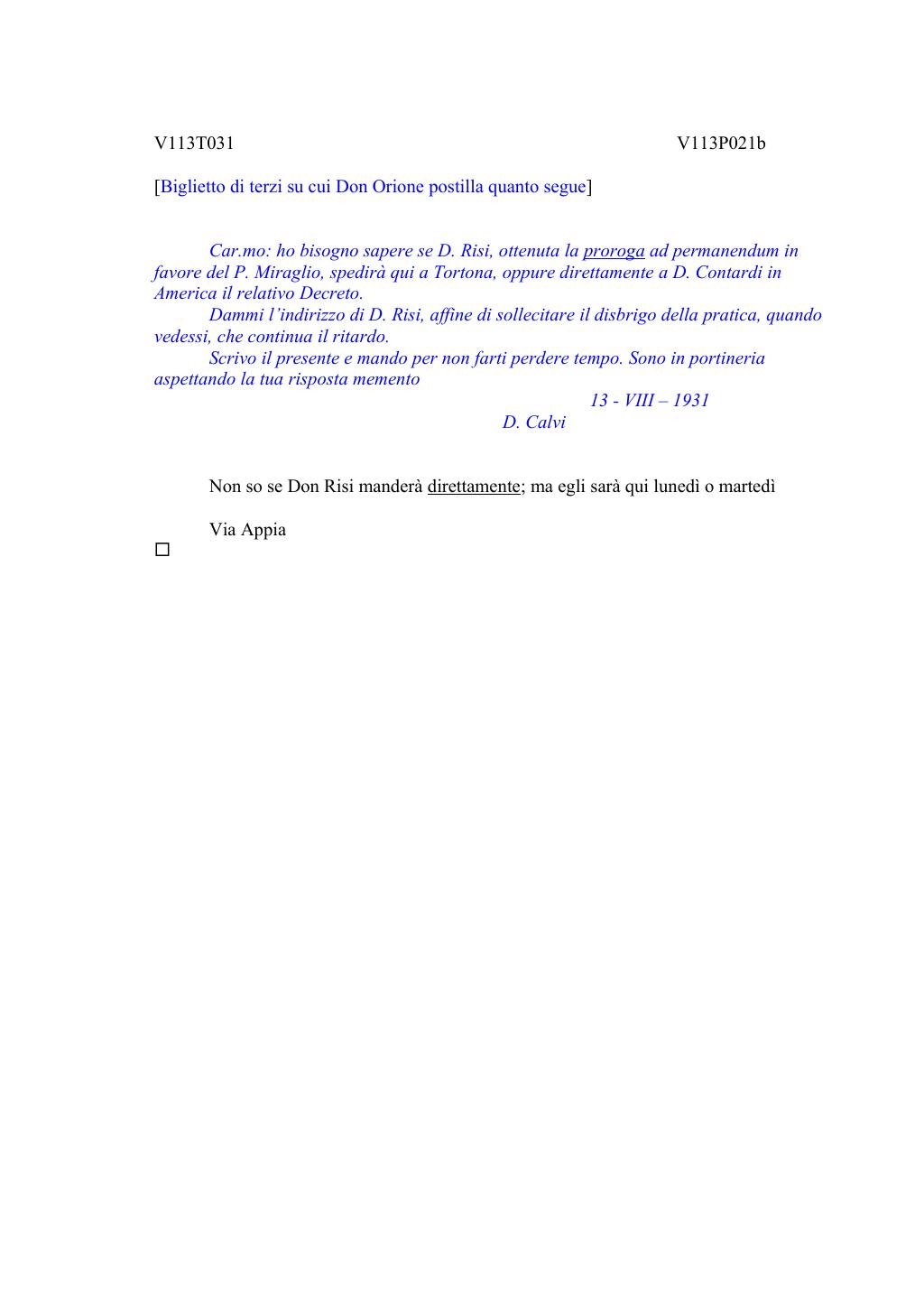 Scritti. Volume 113, pagina 035