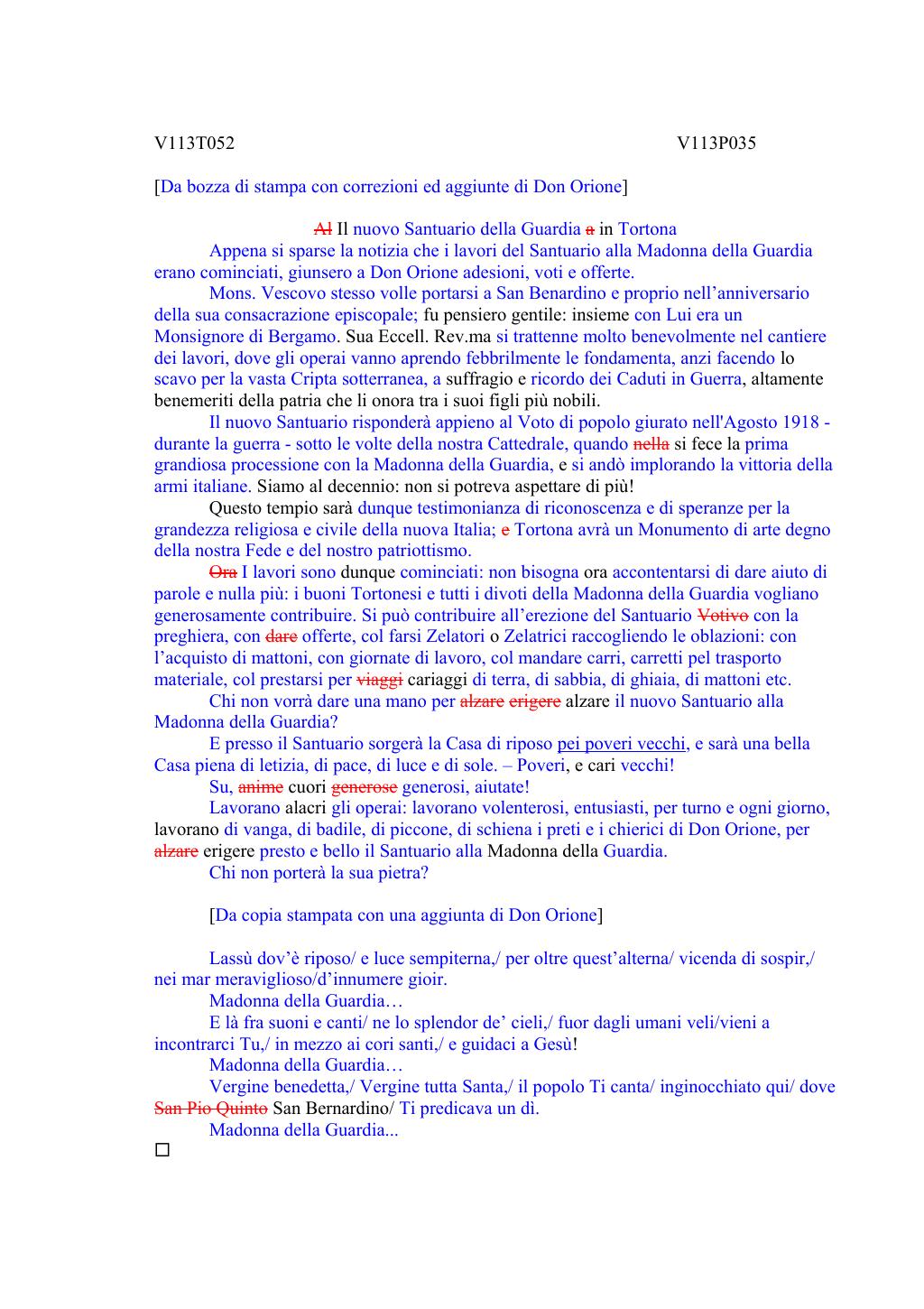 Scritti. Volume 113, pagina 056