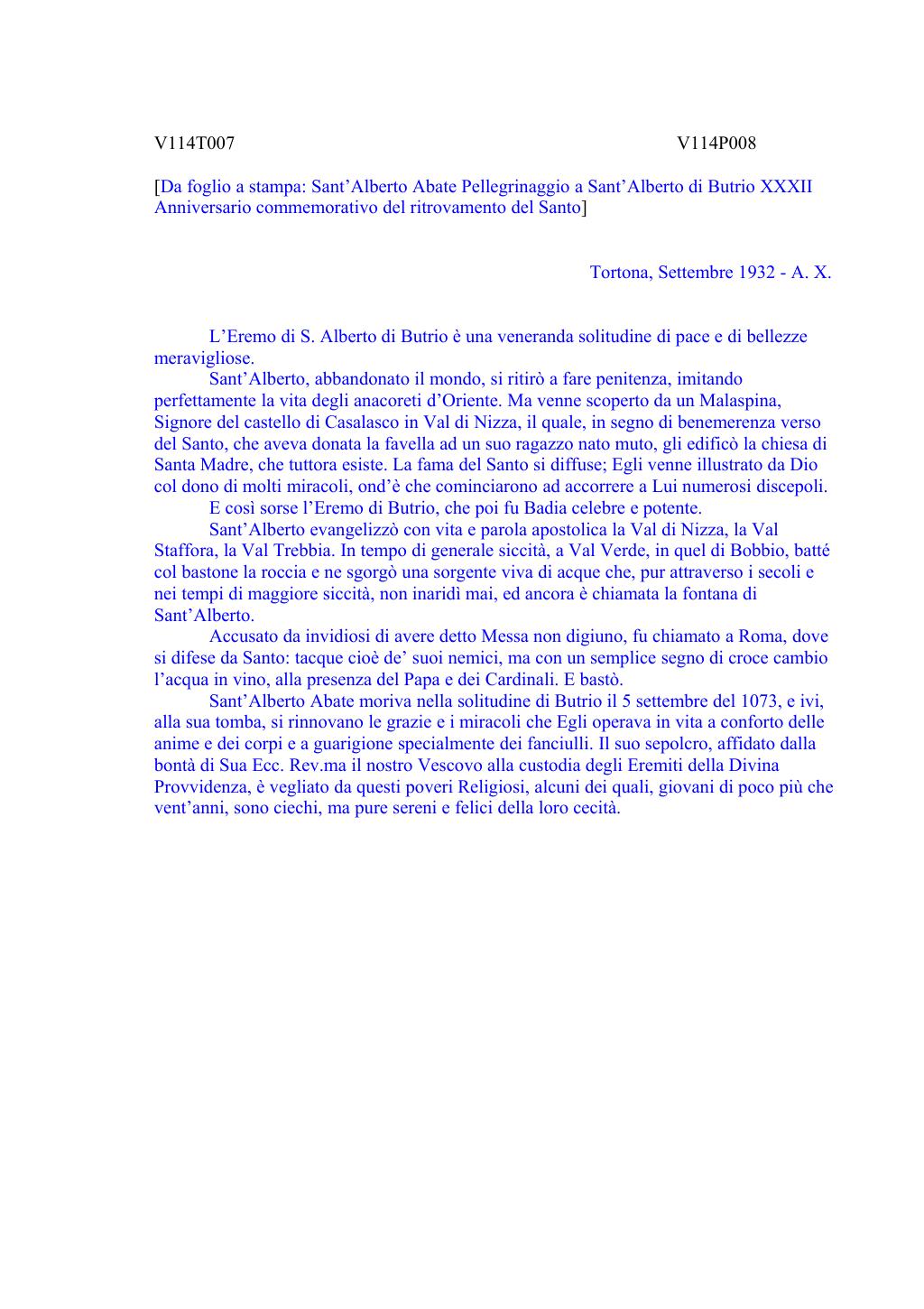 Scritti. Volume 114, pagina 011