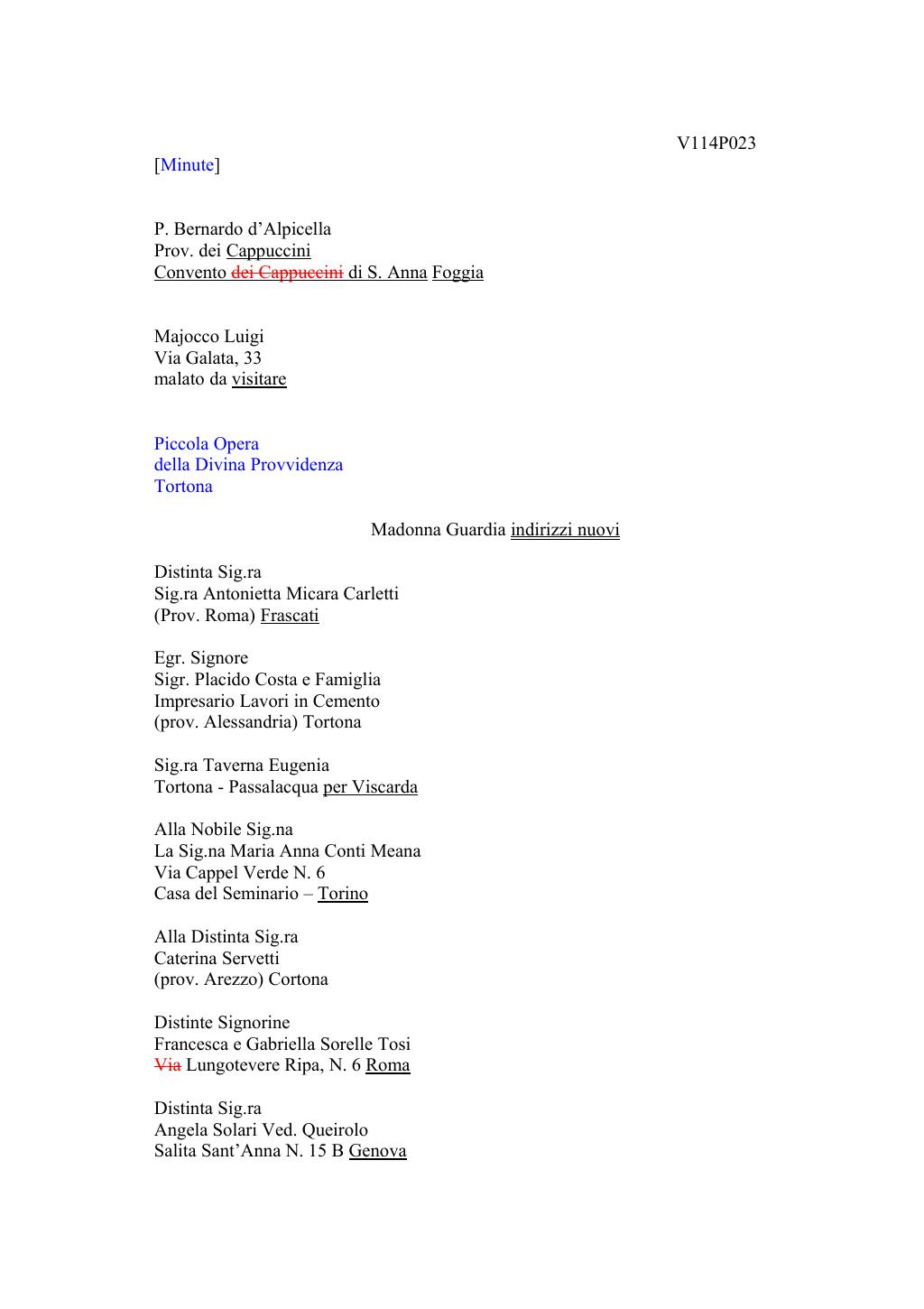 Scritti. Volume 114, pagina 032