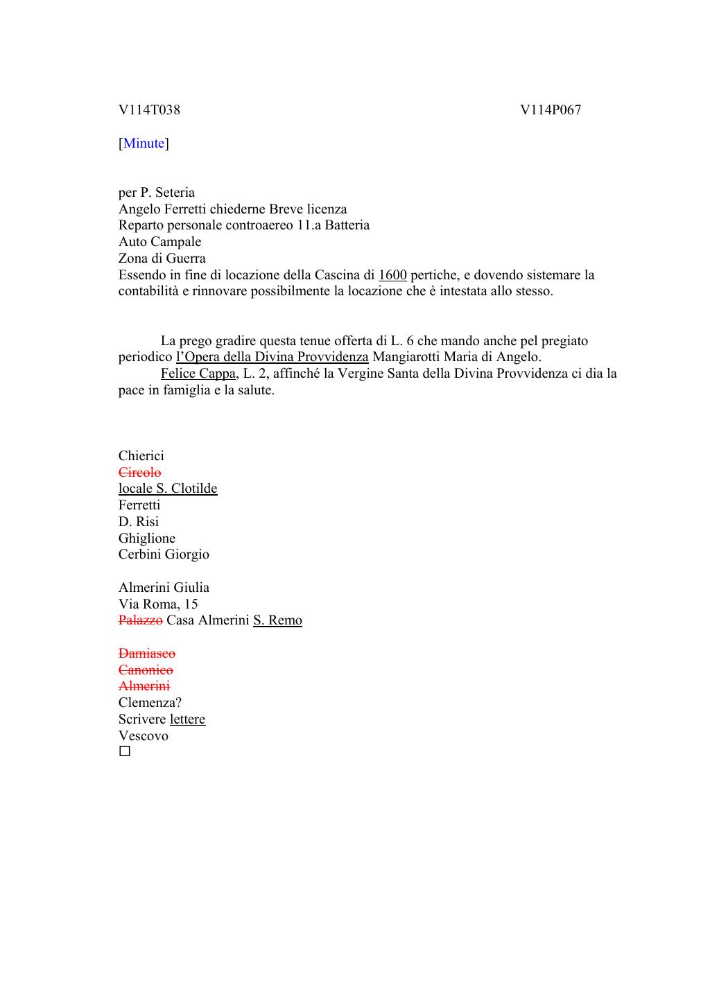 Scritti. Volume 114, pagina 085