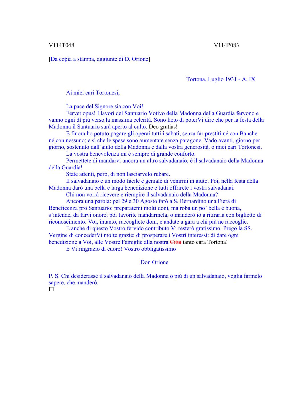 Scritti. Volume 114, pagina 101