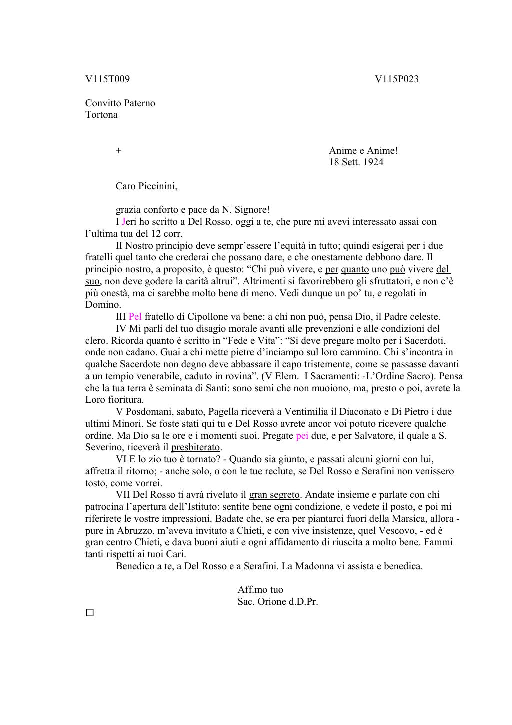 Scritti. Volume 115, pagina 024
