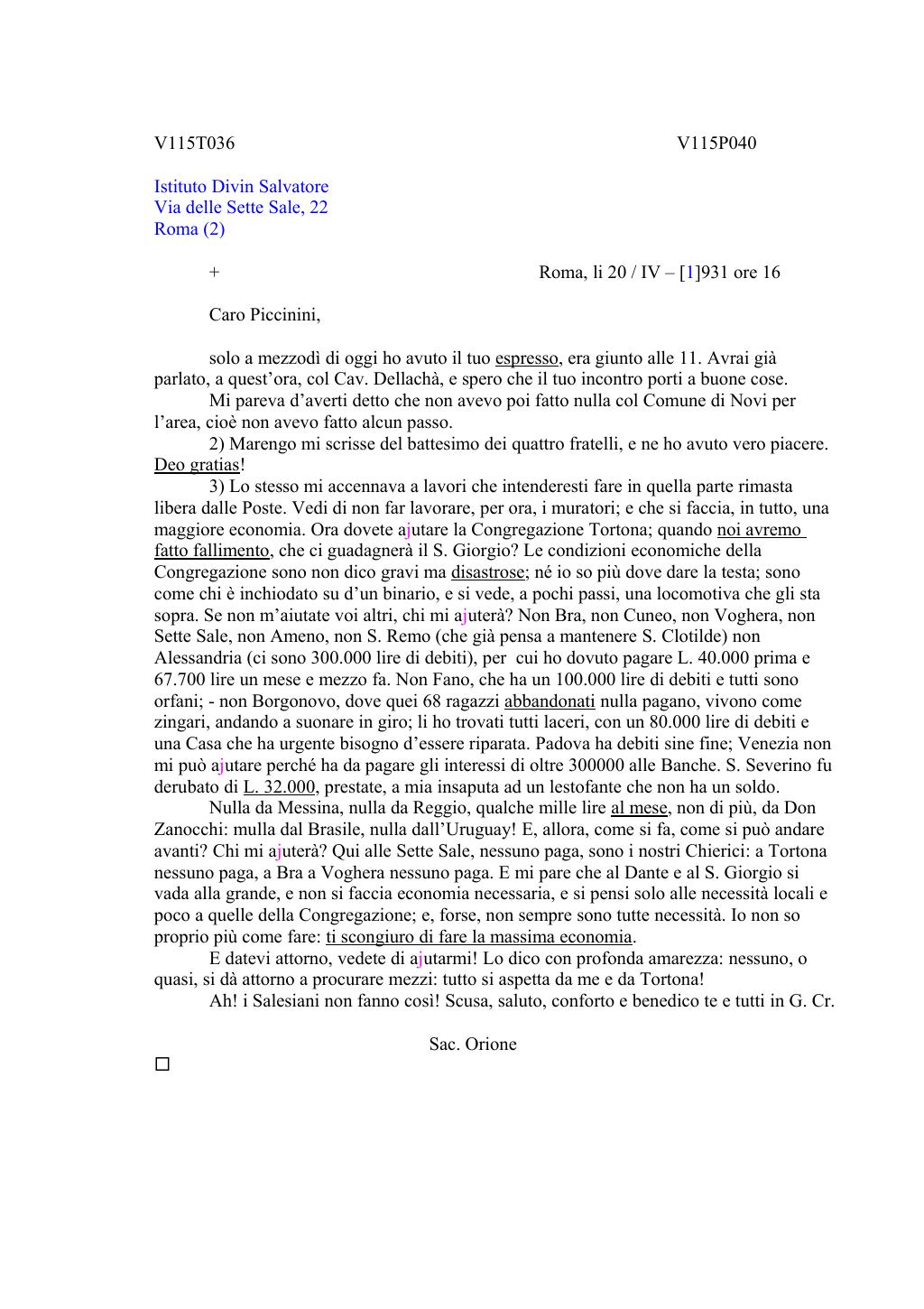 Scritti. Volume 115, pagina 053