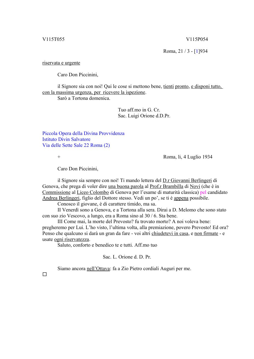 Scritti. Volume 115, pagina 074