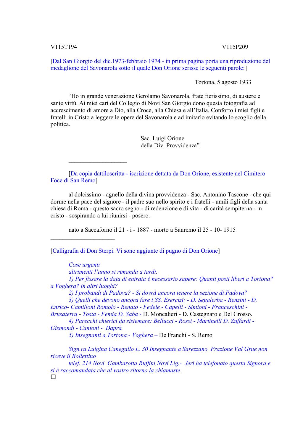 Scritti. Volume 115, pagina 258