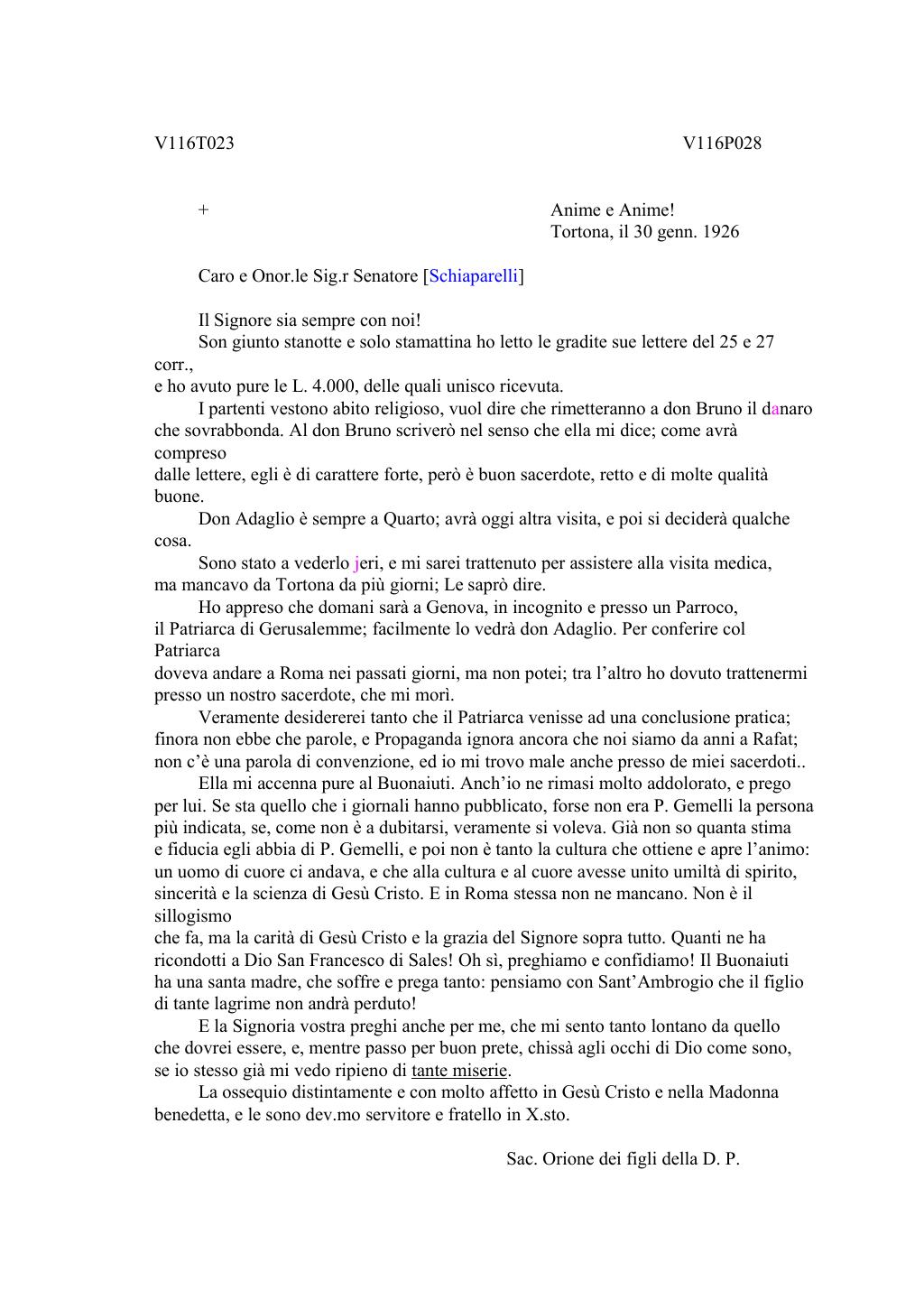 Scritti. Volume 116, pagina 031