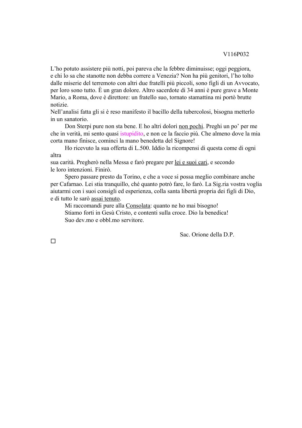 Scritti. Volume 116, pagina 036