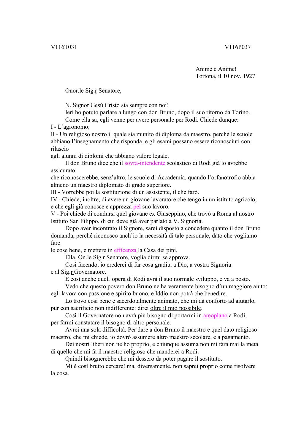 Scritti. Volume 116, pagina 041
