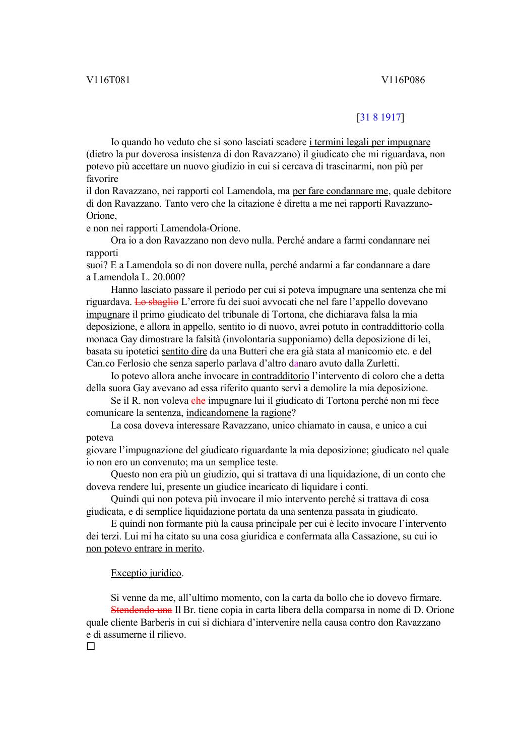 Scritti. Volume 116, pagina 095