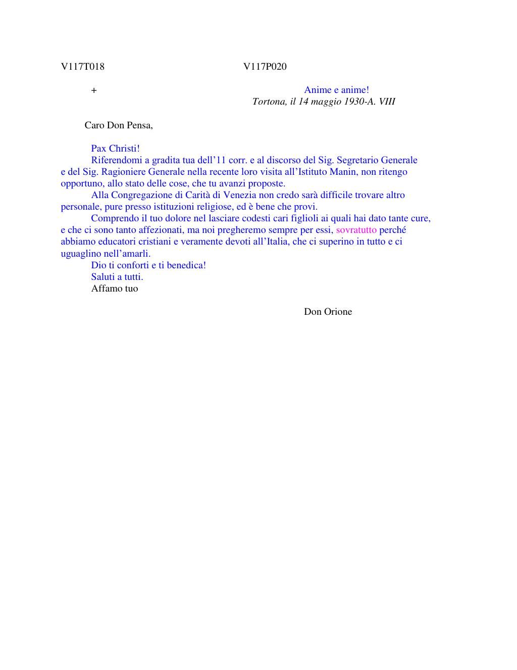 Scritti. Volume 117, pagina 021