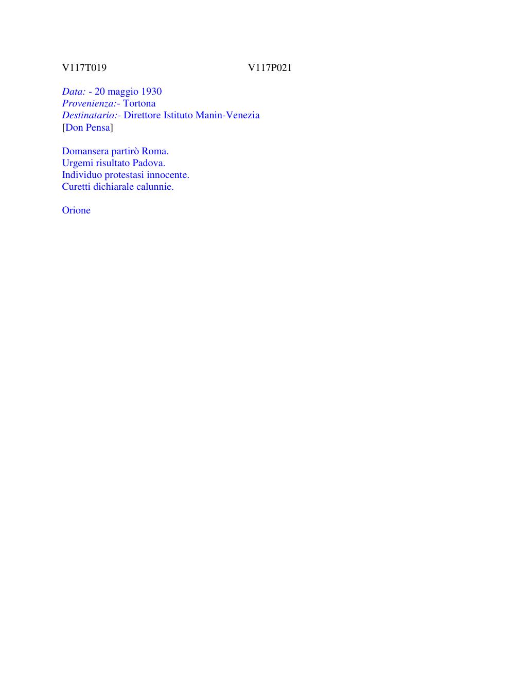 Scritti. Volume 117, pagina 022