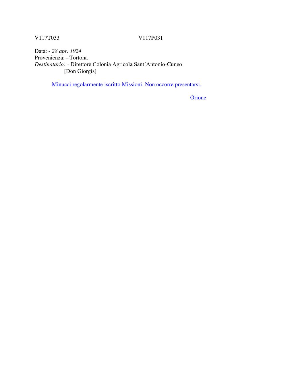 Scritti. Volume 117, pagina 036
