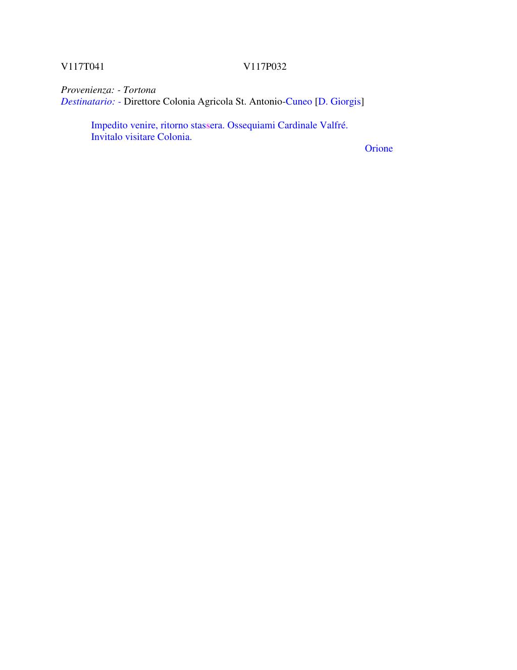 Scritti. Volume 117, pagina 044