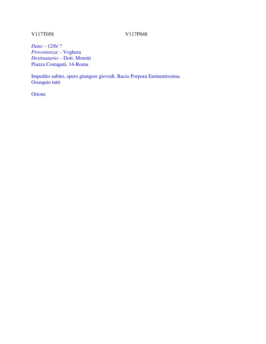 Scritti. Volume 117, pagina 061