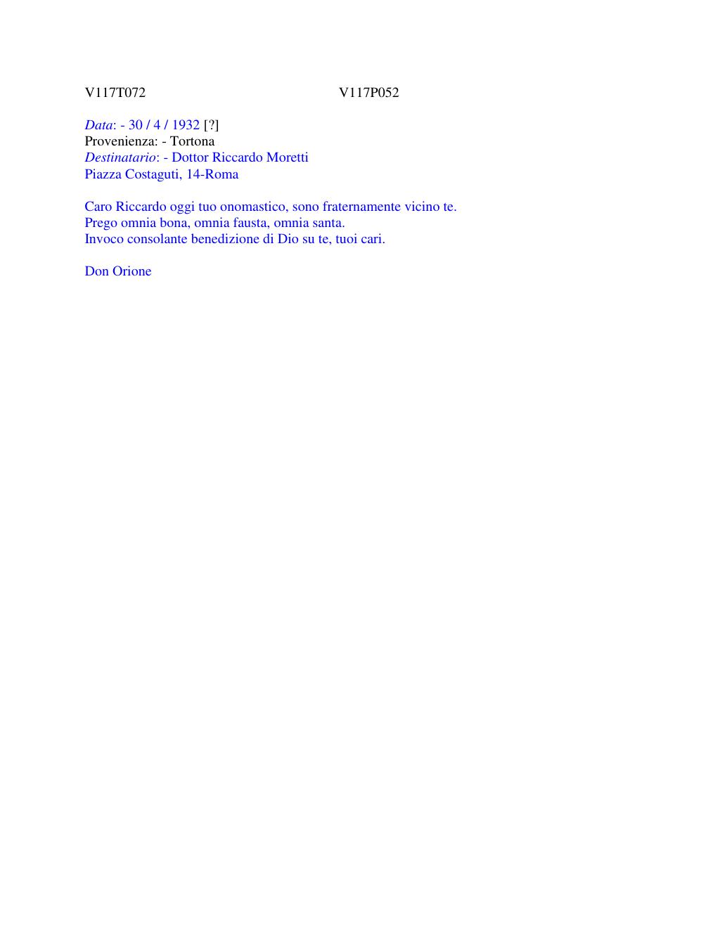 Scritti. Volume 117, pagina 075