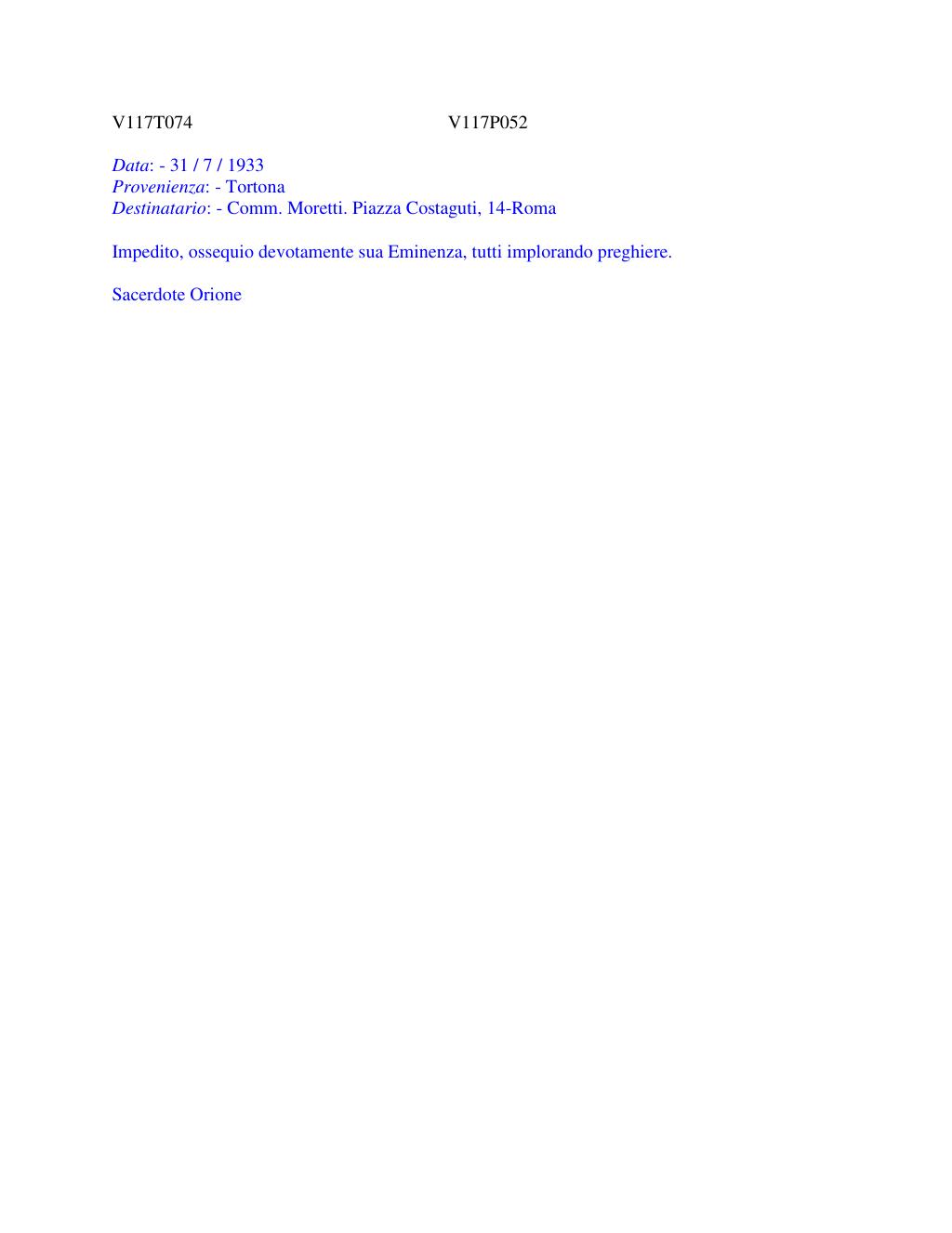 Scritti. Volume 117, pagina 077