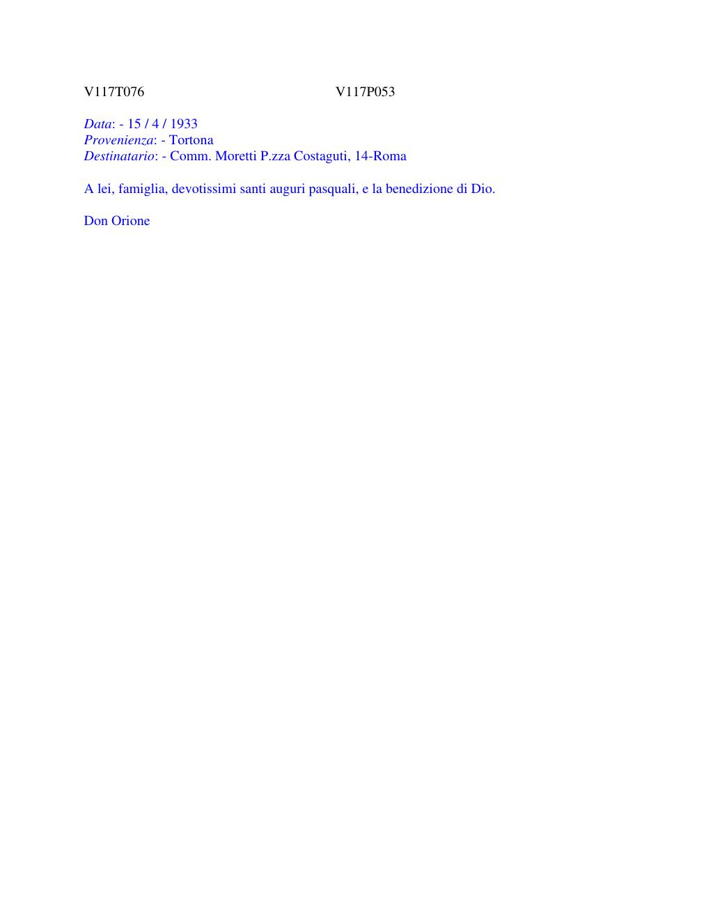 Scritti. Volume 117, pagina 079