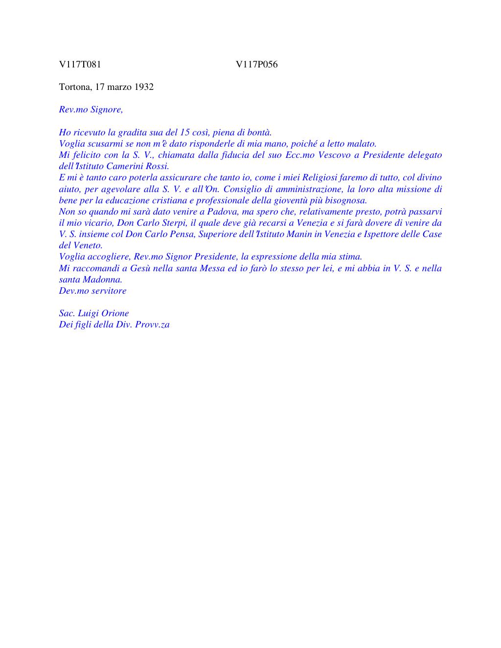 Scritti. Volume 117, pagina 084