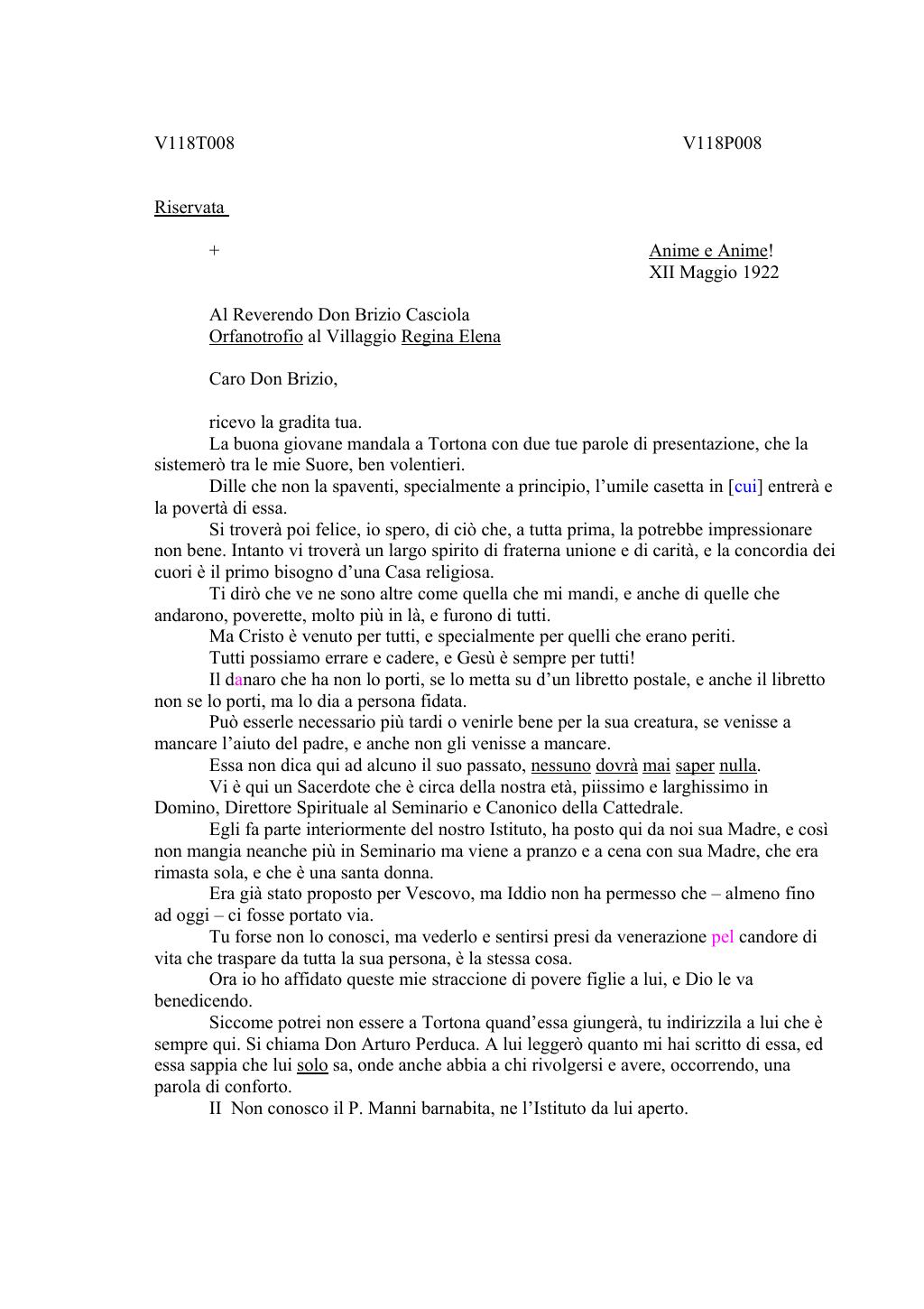Scritti. Volume 118, pagina 010