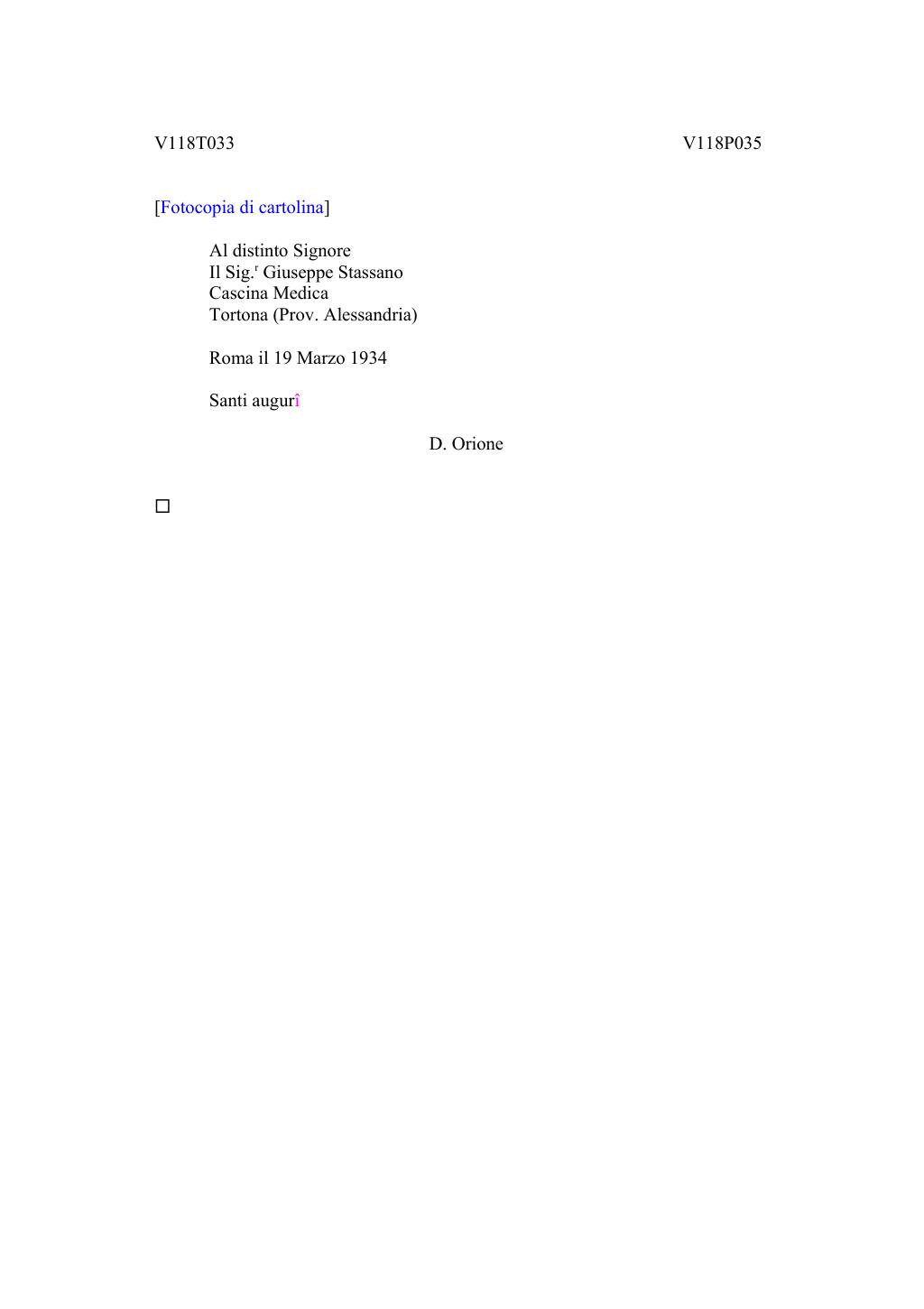 Scritti. Volume 118, pagina 039