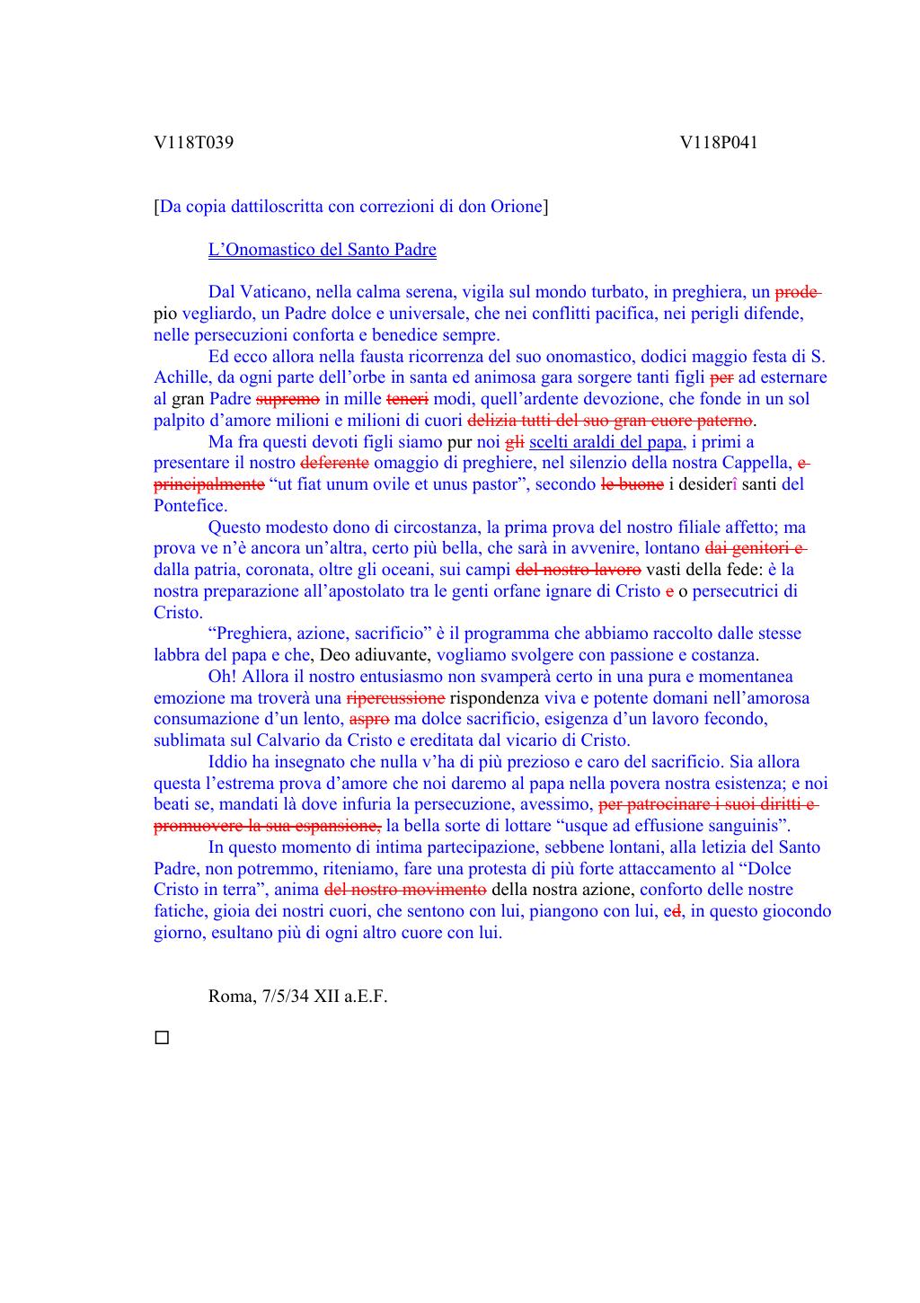 Scritti. Volume 118, pagina 046