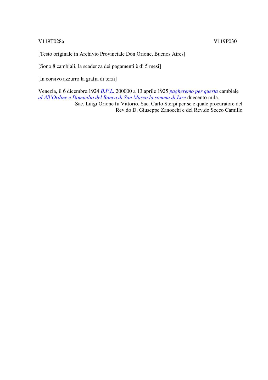 Scritti. Volume 119, pagina 032