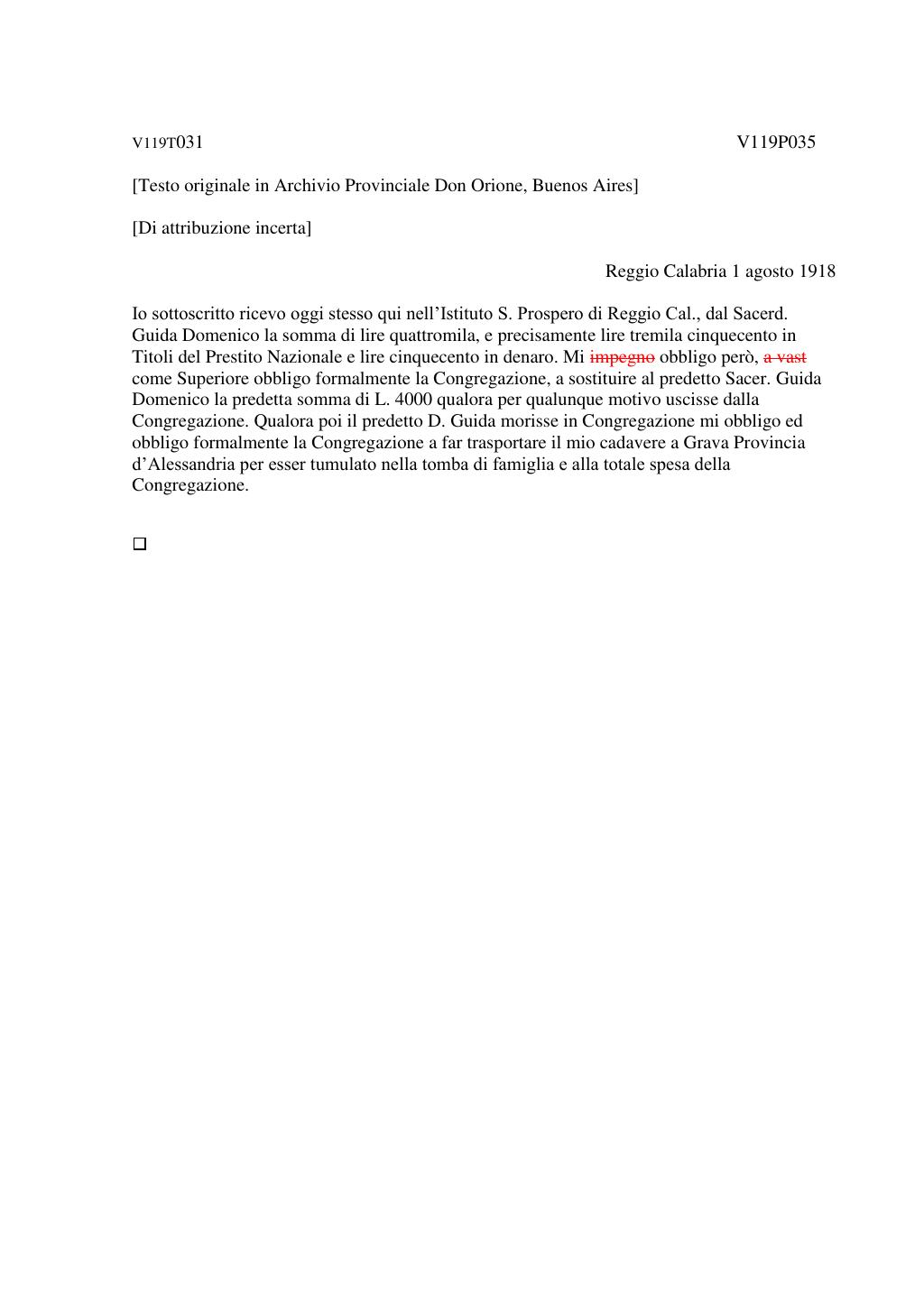 Scritti. Volume 119, pagina 044